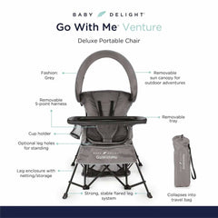 Go With Me Venture Deluxe Portable Chair, ANB BABY