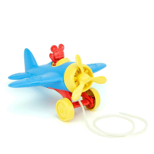 Green Toys Mickey Mouse Airplane Pull Toy - ANB Baby