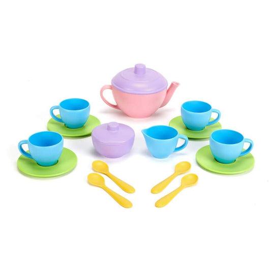 Green Toys Tea Set, Pink - ANB Baby