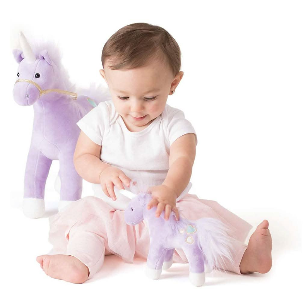 GUND Unicorn Chatters Plush Magical Sound Toy, Pink, ANB BABY