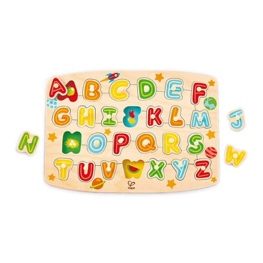 HAPE Alphabet Peg Puzzle Game, ANB BABY