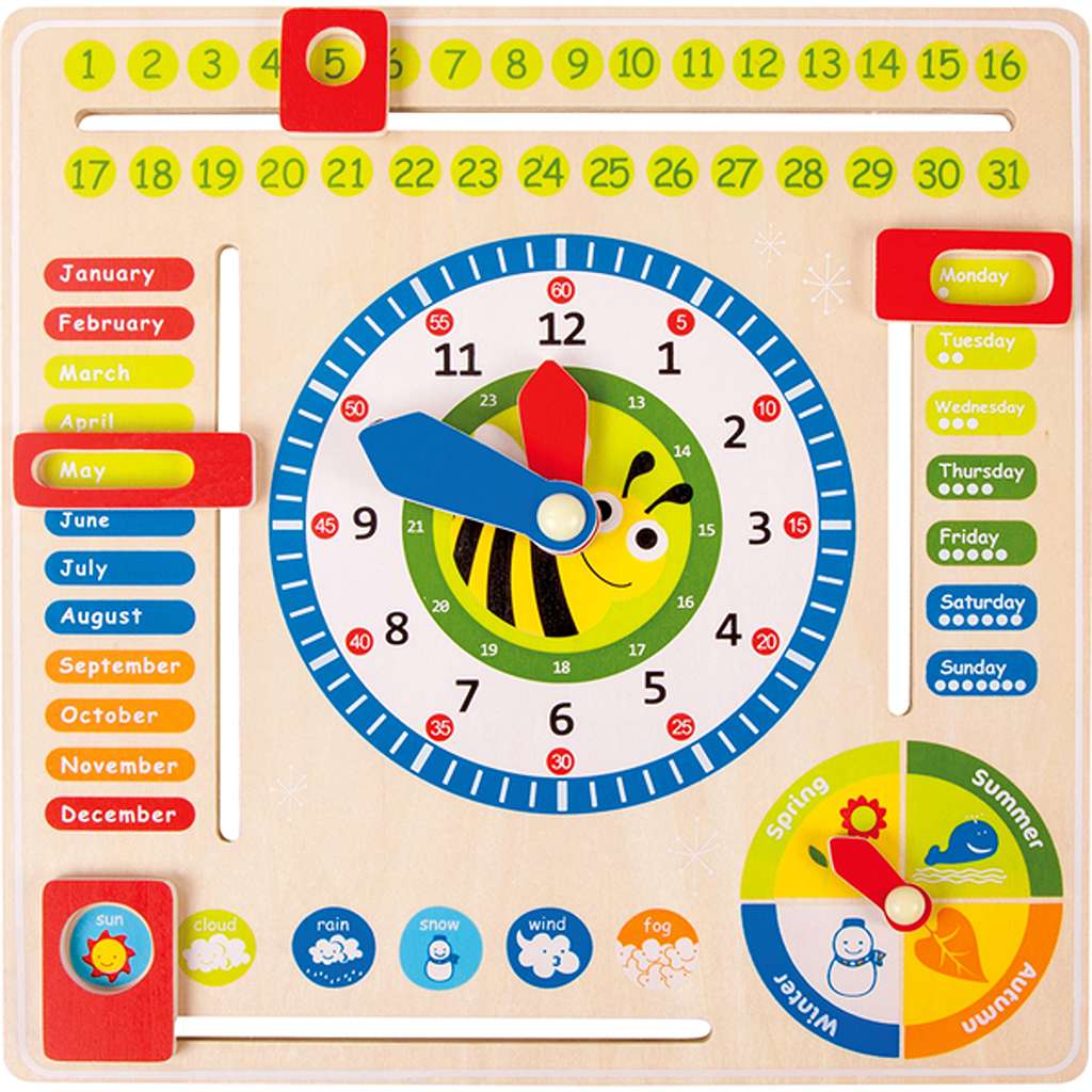 Hauck Toy Educational Board Dates,Times & Seasons, ANB BABY