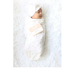 Itzy Ritzy Cutie Cocoon and Hat Swaddle Set, ANB BABY