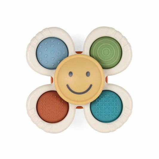 Itzy Ritzy Pop & Whirl Fidget Spinner Travel & Bath, Smile, ANB BABY