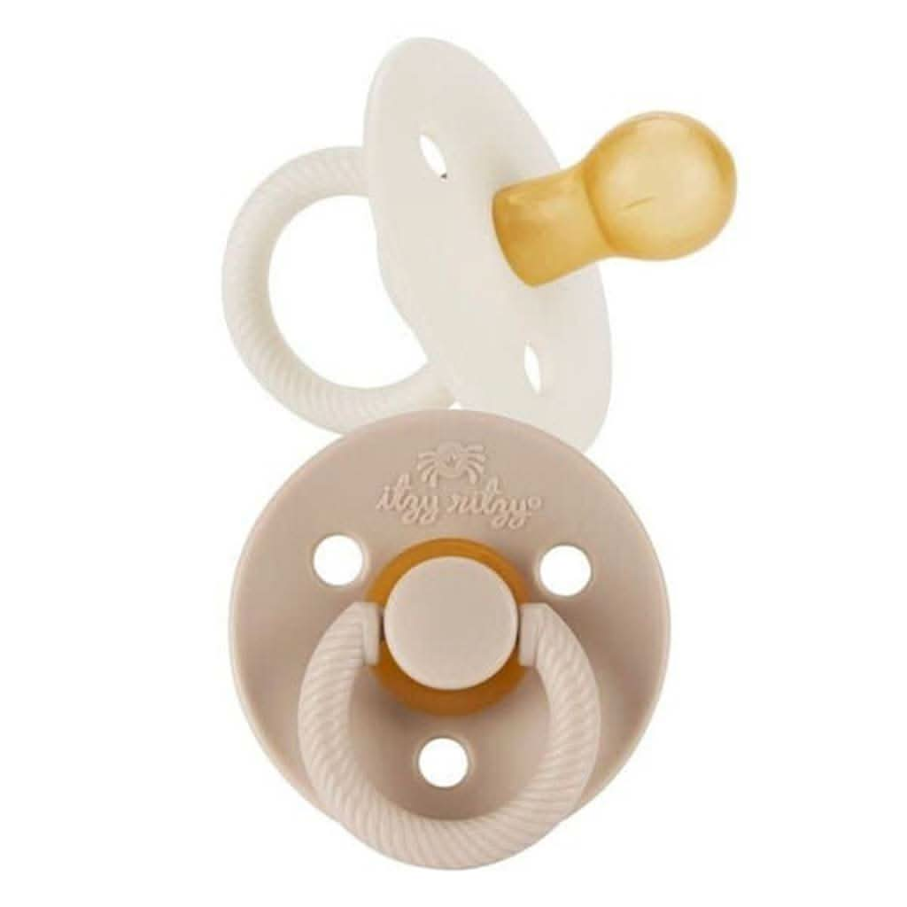 Itzy Ritzy Soother Natural Rubber Pacifier, Set of 2, ANB BABY