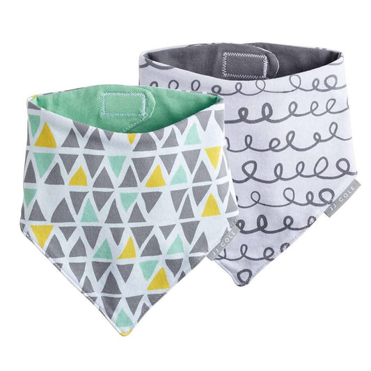 JJ COLE Bandana Bibs 2 - Pack Set, ANB BABY