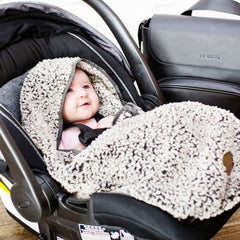 JJ Cole Cuddly BundleMe, Gray Car Seat Cover, ANB BABY