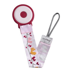 JJ COLE Easy Attach Pacifier Clip - Pink Chickadee, ANB BABY