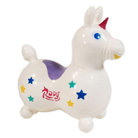 Kettler Rody Magical Unicorn Bounce Toy, White, ANB BABY