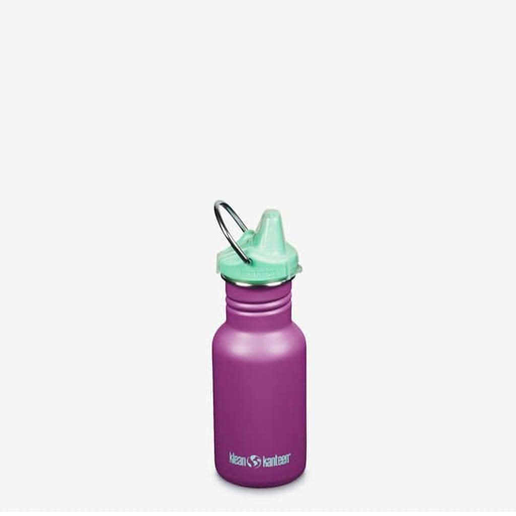 Klean Kanteen Kid's Classic Water Bottle with Sippy Cap 12 oz., ANB BABY