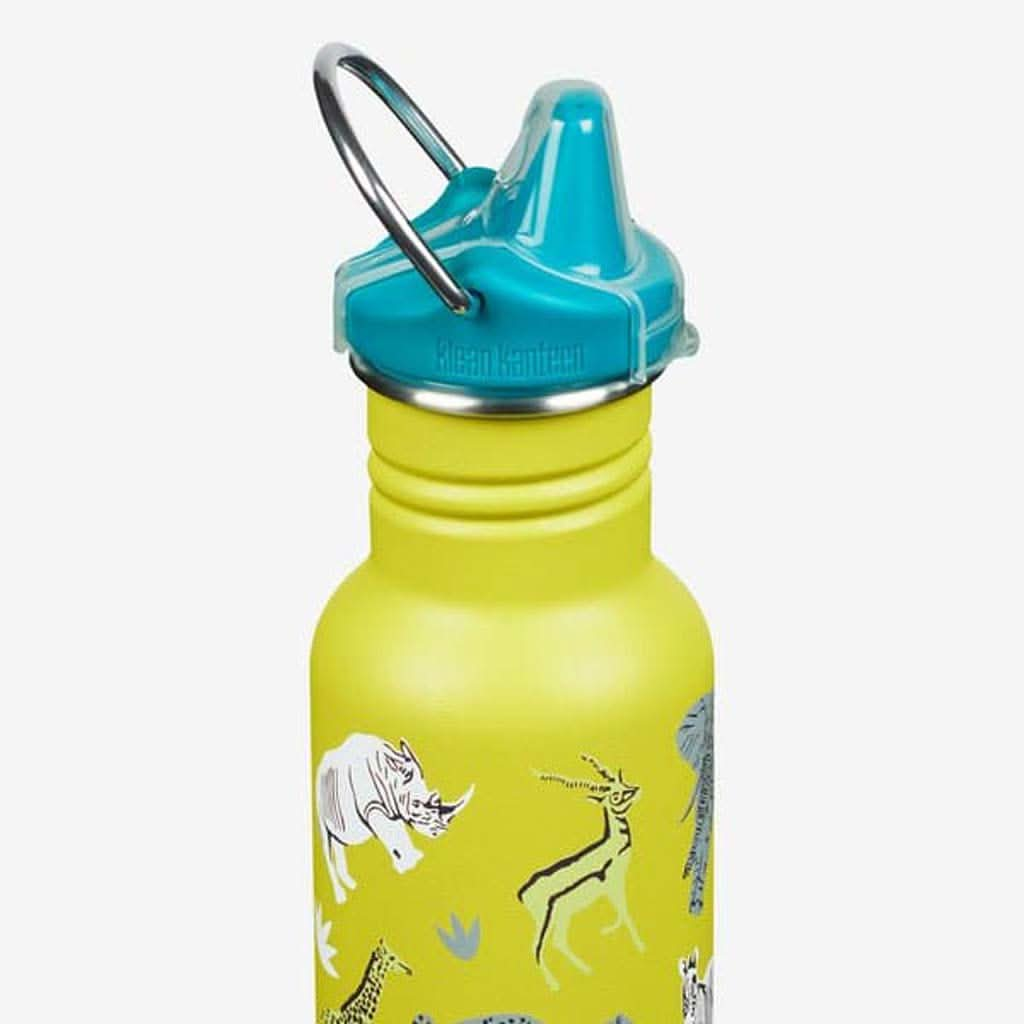 Klean Kanteen Kid's Classic Water Bottle with Sippy Cap 12 oz., ANB BABY