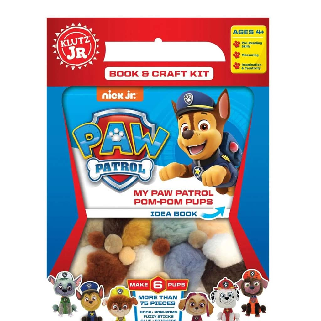 Klutz My Paw Patrol Pom - Pom Pups Jr. Craft Kit, ANB BABY