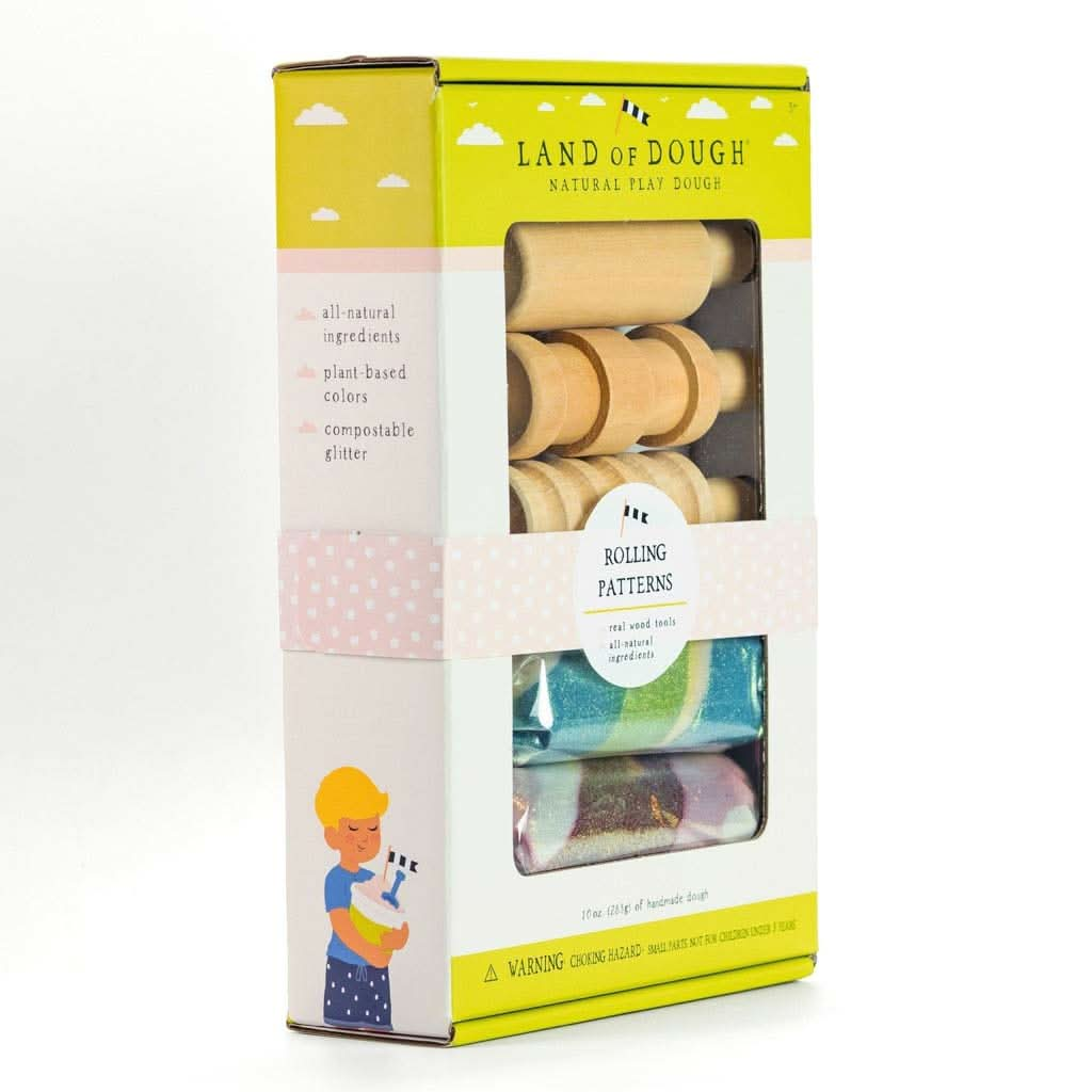 Land of Dough Play Dough Rolling Patterns Kit, ANB BABY