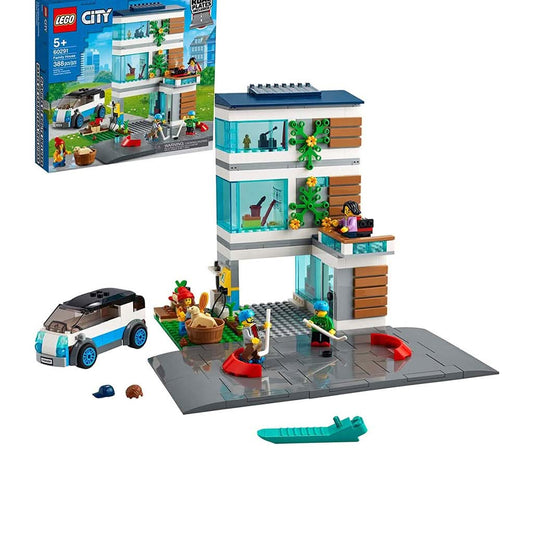 Lego City Family House Building Kit, 388 Pieces, ANB BABY