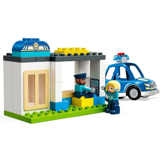 Lego Police Station & Helicopter Building Toy, ANB BABY