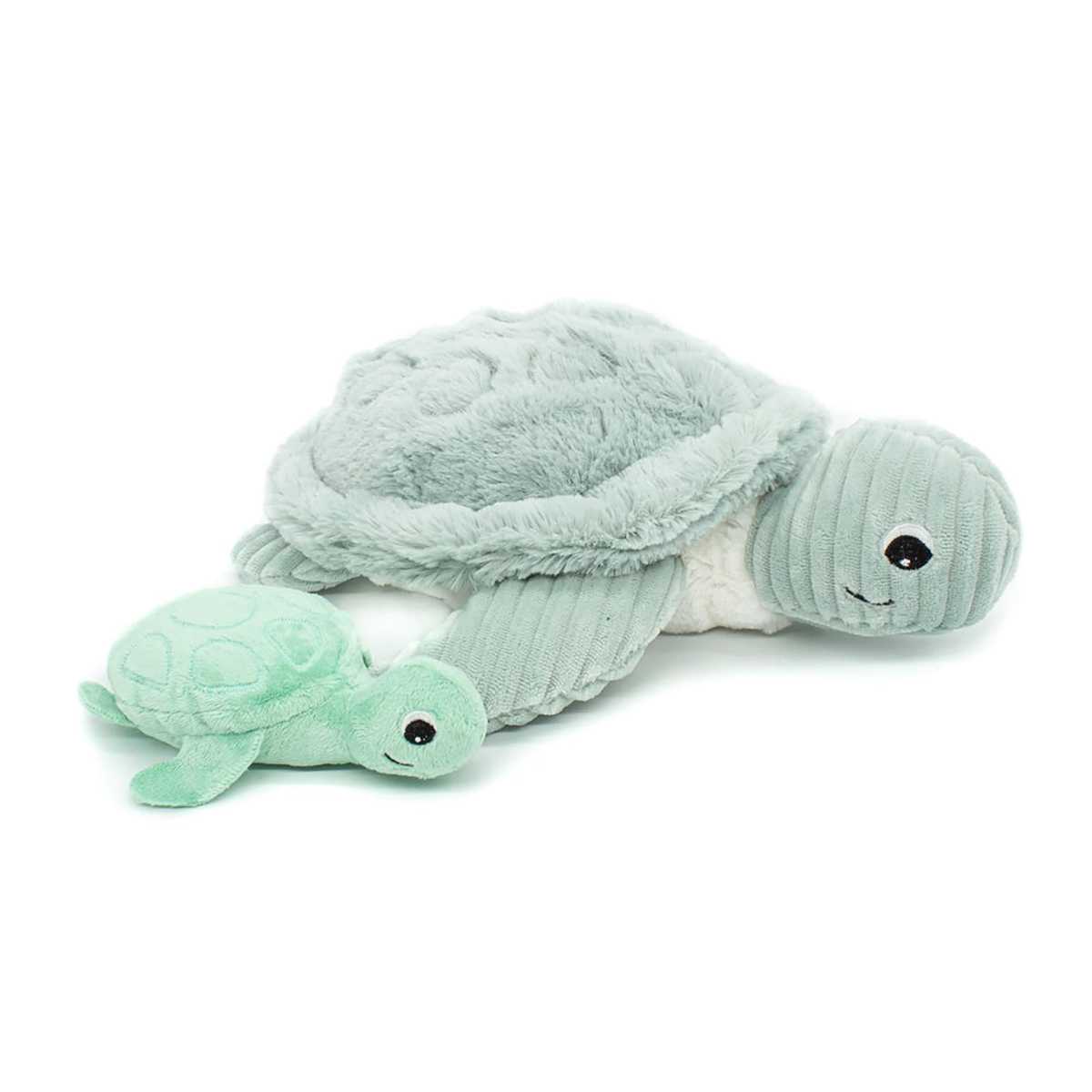 Les Ptipotos Mom and Baby Giant Sea Turtle Plush Toy, 4897018369887 - ANB Baby