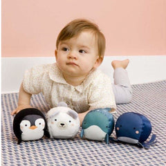 Little Big Friends Ocean Animals Soft Balls, Set of 4, ANB BABY