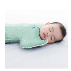 Love To Dream Swaddle UP Lite, Mint Stars, ANB BABY