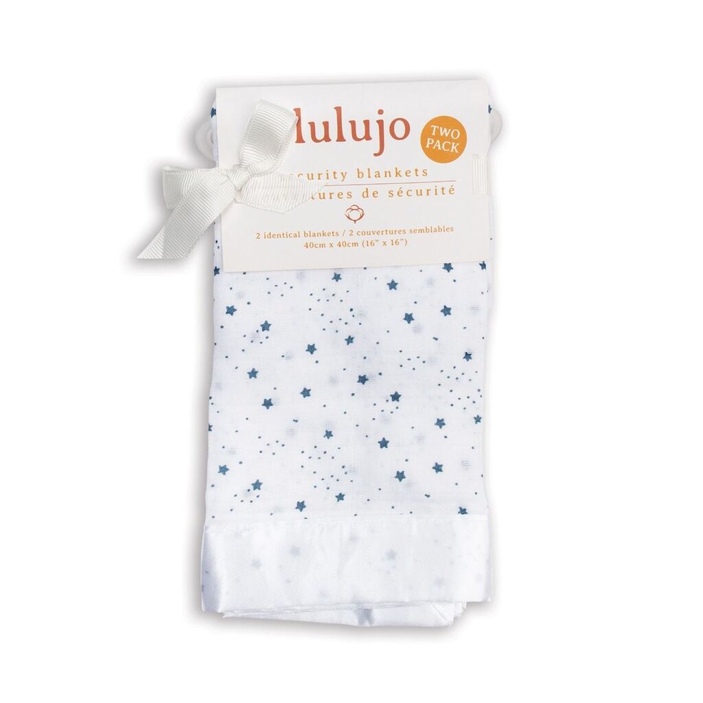 Lulujo Bamboo Security Blanket (2 Pack), ANB BABY