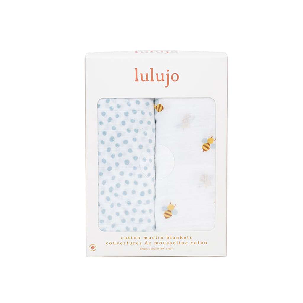 Lulujo Cotton Swaddle, ANB BABY