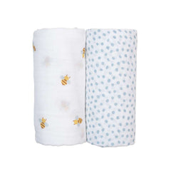 Lulujo Cotton Swaddle, ANB BABY