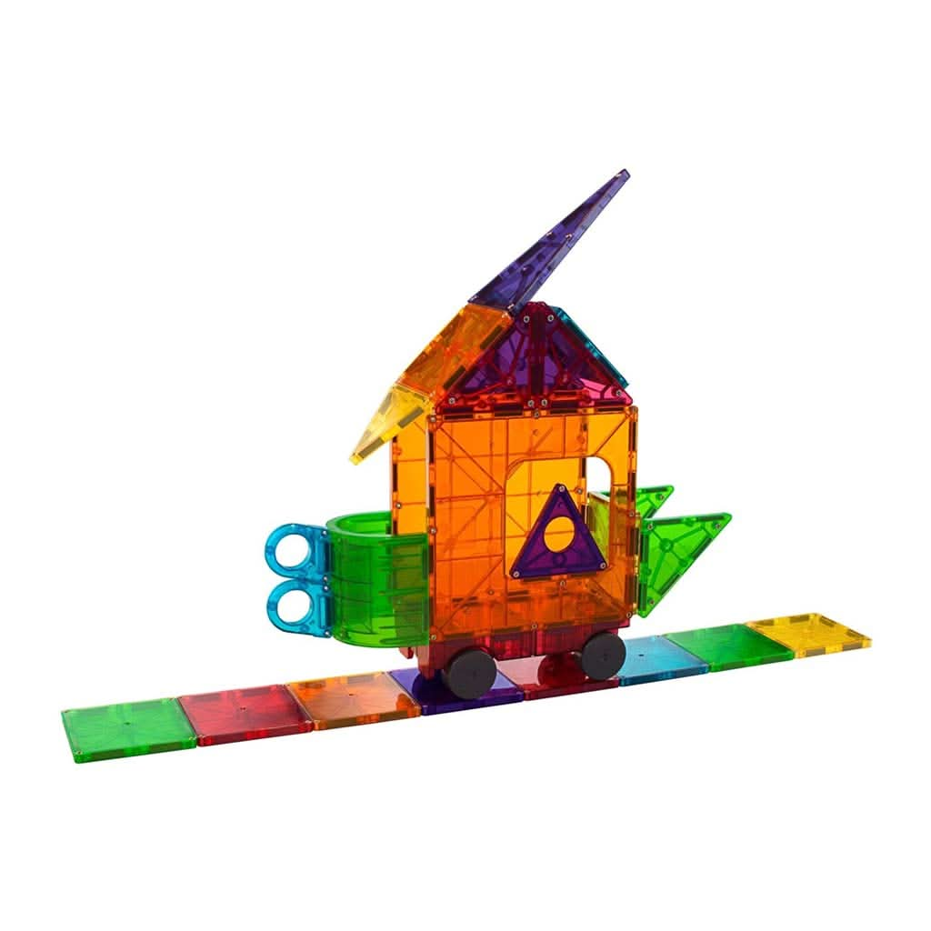 Magna - Tiles 48 - Piece Clear Colors Deluxe Building Set, ANB BABY