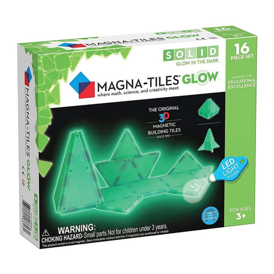 Magna - Tiles Glow in the Dark 16 - Piece Set, ANB BABY