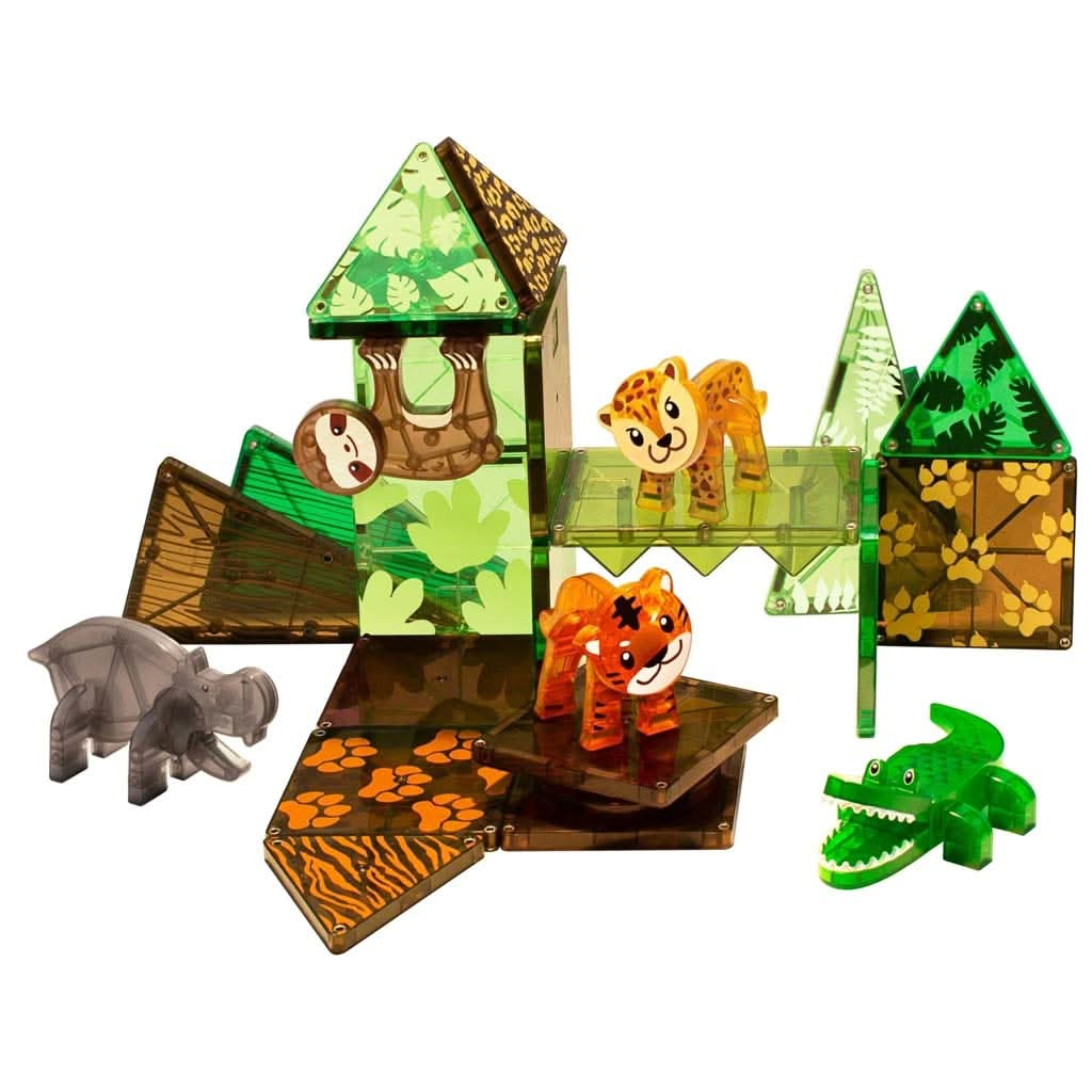 Magna - Tiles Jungle Animals, 25 - Piece Set, ANB BABY