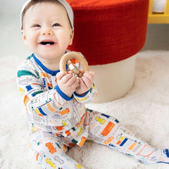 Magnetic Me Traffic Jammies Modal Magnetic Footie, ANB BABY