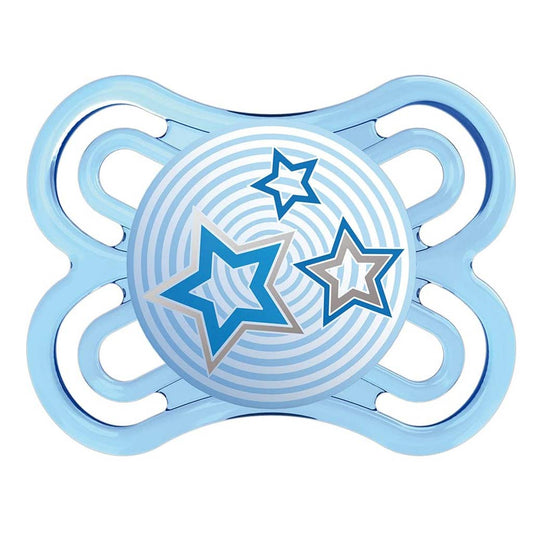 MAM Perfect Pacifier 6+ Months, Blue Stars, ANB BABY