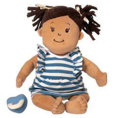 Manhattan Toy Baby Stella Beige Doll with Brown Hair Toy, ANB BABY