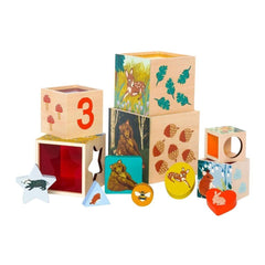 Manhattan Toy Enchanted Forest Wooden Stacking Blocks, ANB BABY