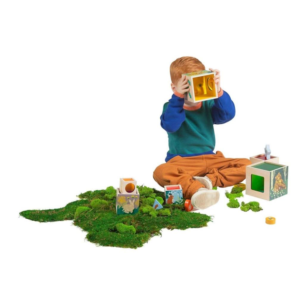 Manhattan Toy Enchanted Forest Wooden Stacking Blocks, ANB BABY