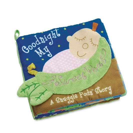 Manhattan Toy Snuggle Pods Goodnight My Sweet Pea Soft Sensory Book, ANB BABY