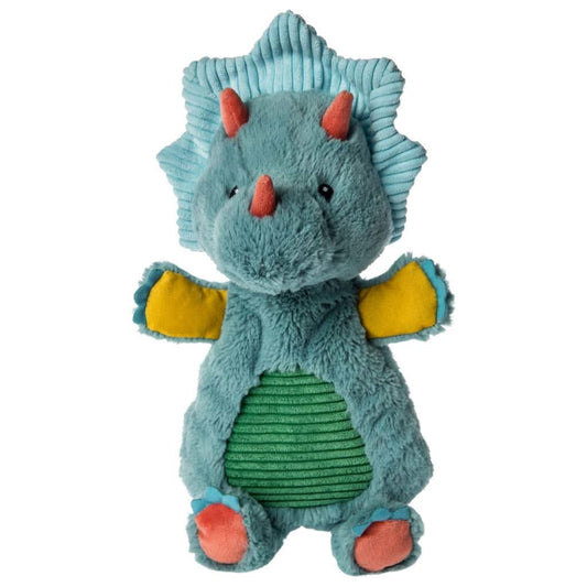 Mary Meyer Baby Pebblesaurus Lovey Soft Toy, Triceratops Dinosaur, ANB BABY