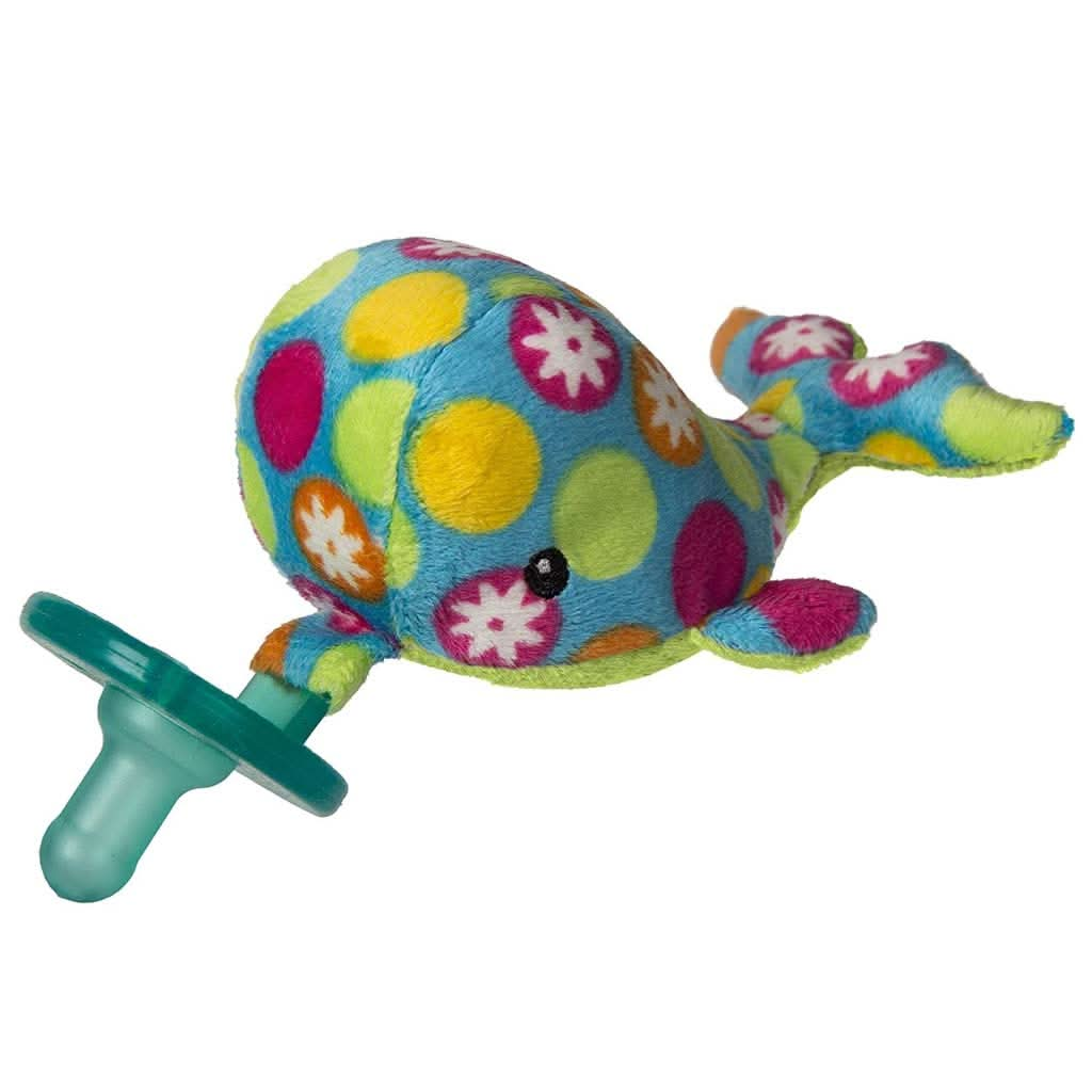 MARY MEYER WubbaNub Soft Toy and Infant Pacifier Bubbly Whale, ANB BABY