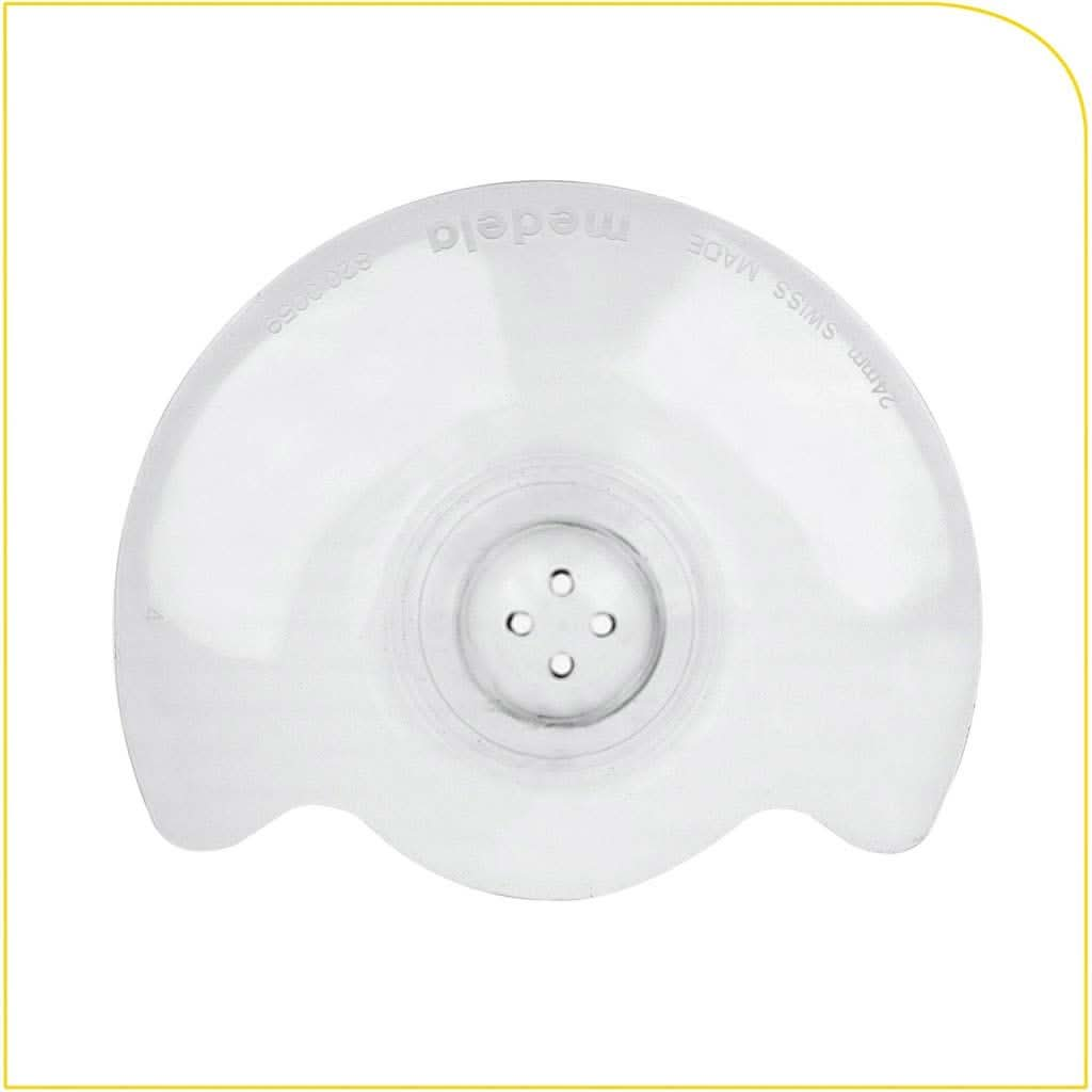 MEDELA Contact Nipple Shield - Nippleshield for Breastfeeding with Latch Difficulties - Made Without BPA (Pack of 2), ANB BABY