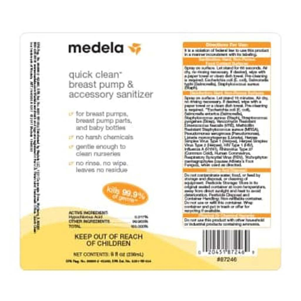 Medela Quick Clean™ Breast Pump and Accessory Sanitizer, ANB BABY