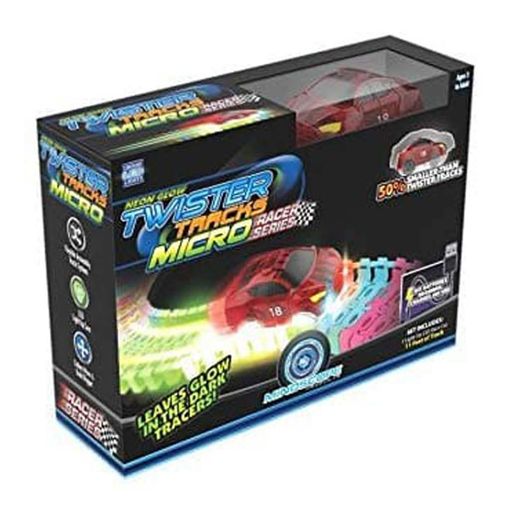 MINDSCOPE Neon Glow Twister Tubes Micro Series Race Car, ANB BABY