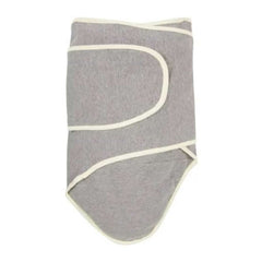 Miracle Blanket Baby Swaddle Blanket, Gray with Yellow Trim, ANB BABY