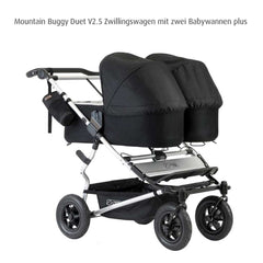 Mountain Buggy Duet Black Carrycot, ANB BABY