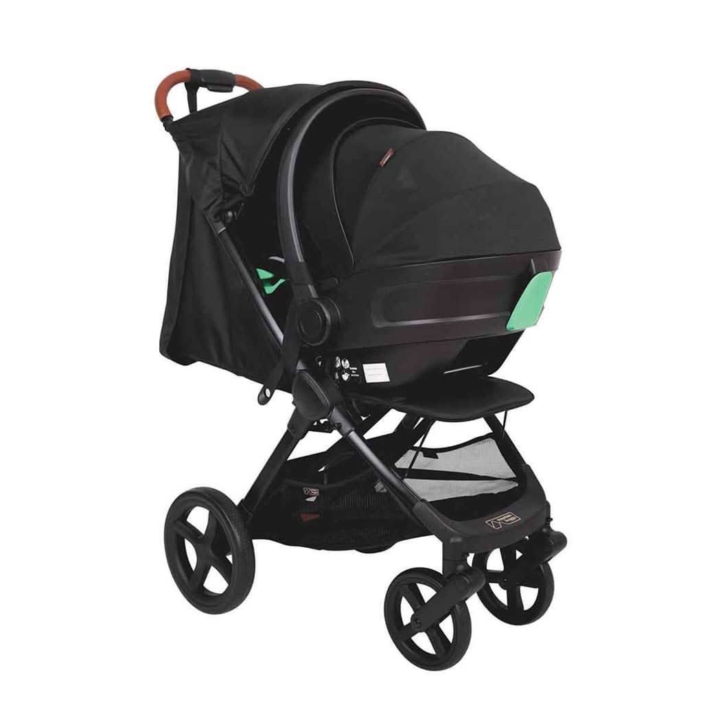 Mountain Buggy Nano Urban Stroller with Accessory Pack, Black, ANB BABY