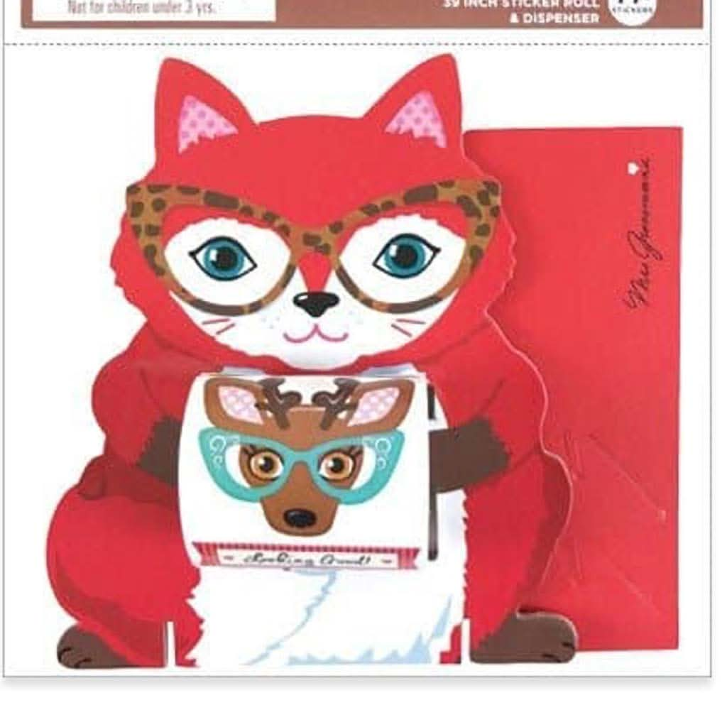 Mrs Grossmans Friends Furry Fox Sticker, ANB BABY