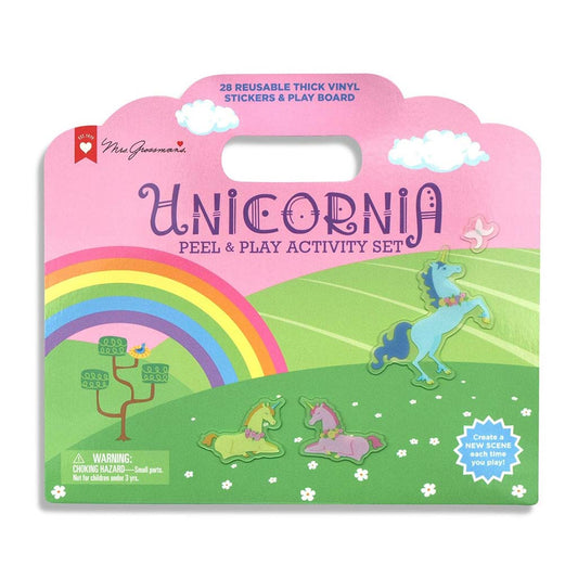 Mrs Grossmans Peel And Play Unicornia Reusable Sticker Activity Set, ANB BABY