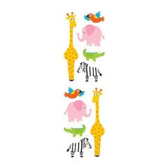 Mrs. Grossman's Strip of Chubby Zoo Animals Stickers, ANB BABY