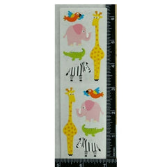 Mrs. Grossman's Strip of Chubby Zoo Animals Stickers, ANB BABY