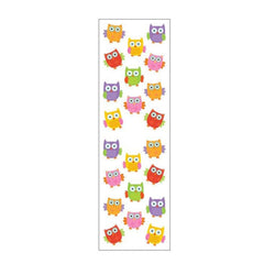 Mrs Grossman's Strip of Forest Owls Stickers, ANB BABY