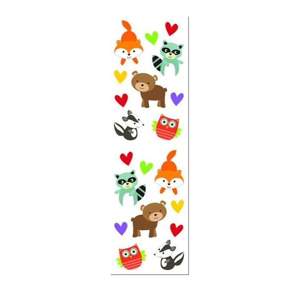 Mrs. Grossman's Strip of Forest Pal Babies Stickers, ANB BABY