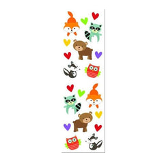 Mrs. Grossman's Strip of Forest Pal Babies Stickers, ANB BABY