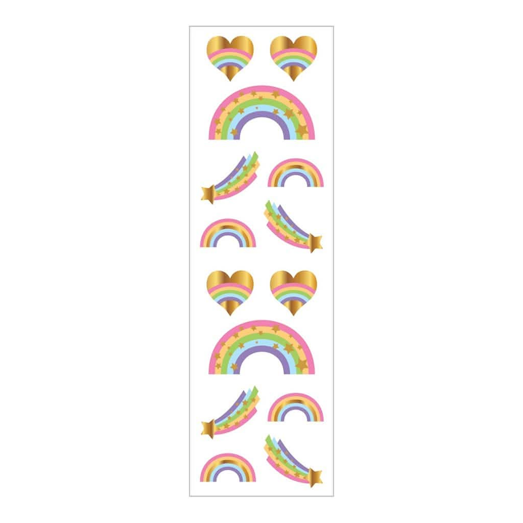 Mrs. Grossman's Strip of Starry Rainbows Stickers, ANB BABY